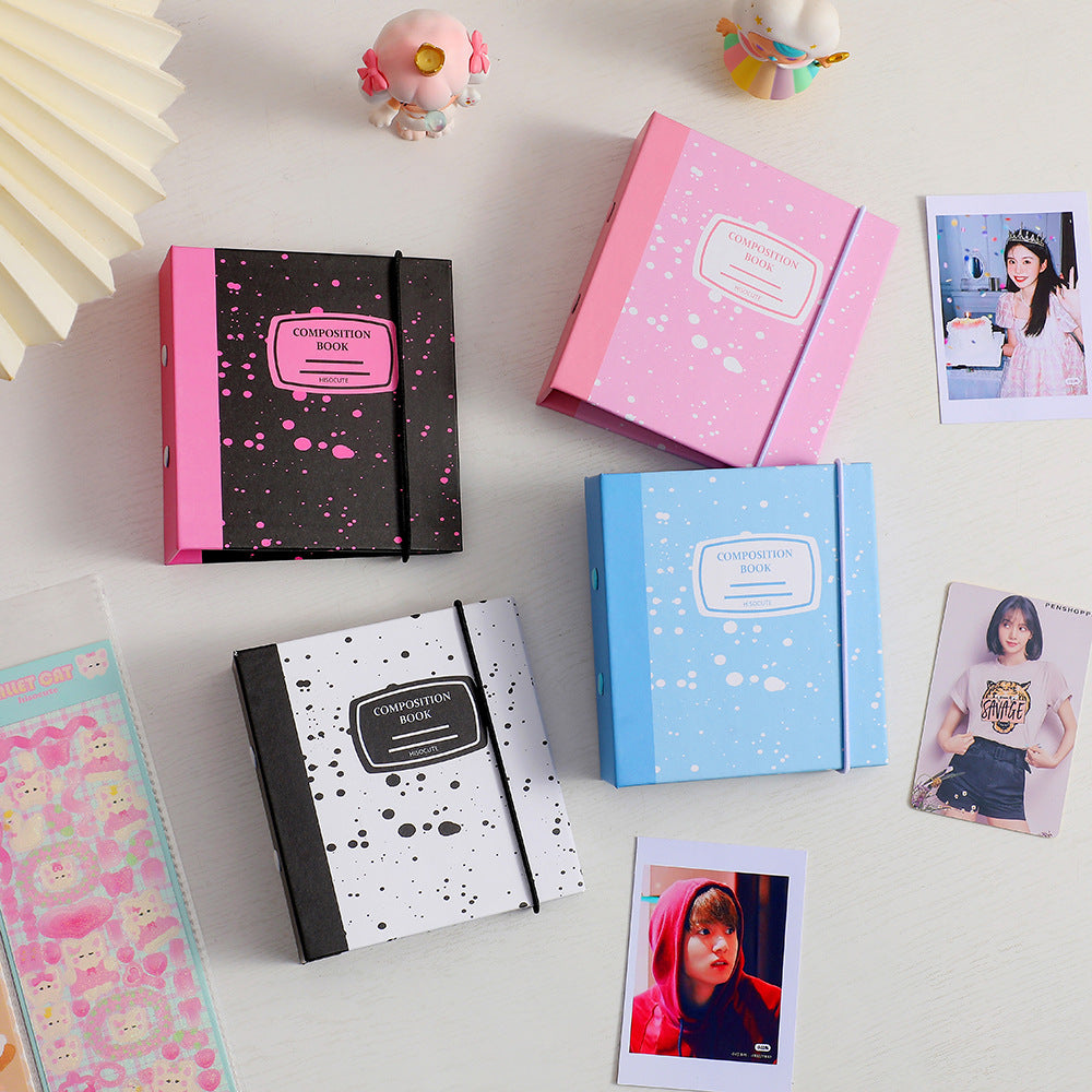 photo album binder, top loader binders, small photo book,  cute stationery