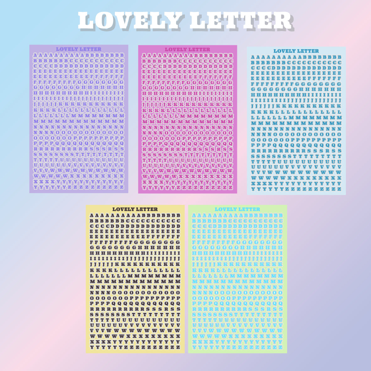 letter stickers, kpop stickers, mini stickers, fun stickers, scrapbooking stickers,